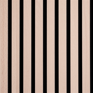 Akustikpaneel - Unbehandeltes Buchenfurnier 60 x 240 cm