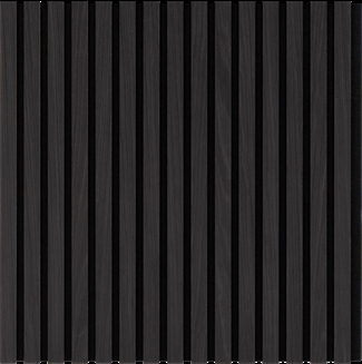 Akustikpaneel - Furnier in schwarzer Eichenoptik 60 x 240 cm unbehandelt 