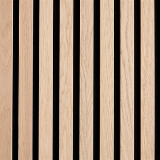 Akustikpaneel - Unbehandeltes Eiche Sperrholzfurnier 60 x 240 cm