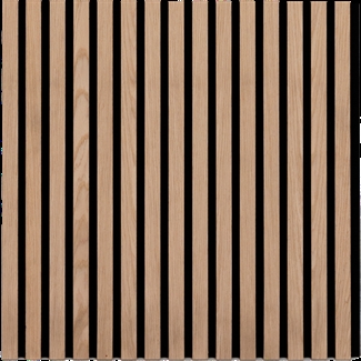 Akustikpaneel - Furnier in Eichenoptik 60 x 240 cm unbehandelt