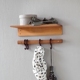 Neon Living - Eingangsbereich 40cm, Walnuss/Klar