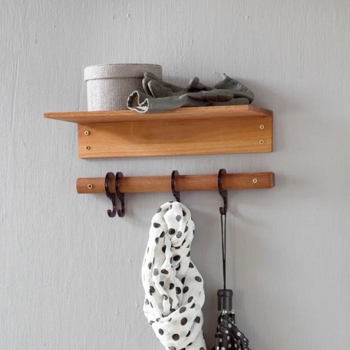 Neon Living - Eingangsbereich 40cm, Walnuss/Klar