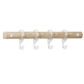 Neon Living - Garderobe 40cm, Buche/Klar