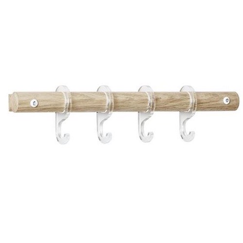 Neon Living - Garderobe 40cm, Buche/Klar