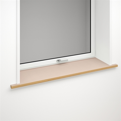 Fensterbank aus puderfarbenem Linoleum mit optionaler Vorderkante | Powder 4185