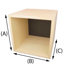 Design-Holzkiste aus Esche 16mm