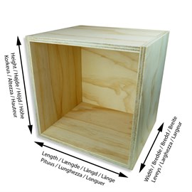 Holzkisten aus Spanplatte, MDF und Sperrholz nach Maß