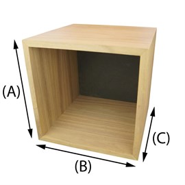 Design-Holzkiste aus Walnuss 16mm